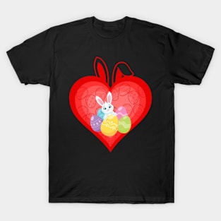 easter eggs bunny cute T-Shirt